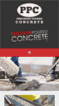 Mobile Screenshot of precisionpouredconcrete.com